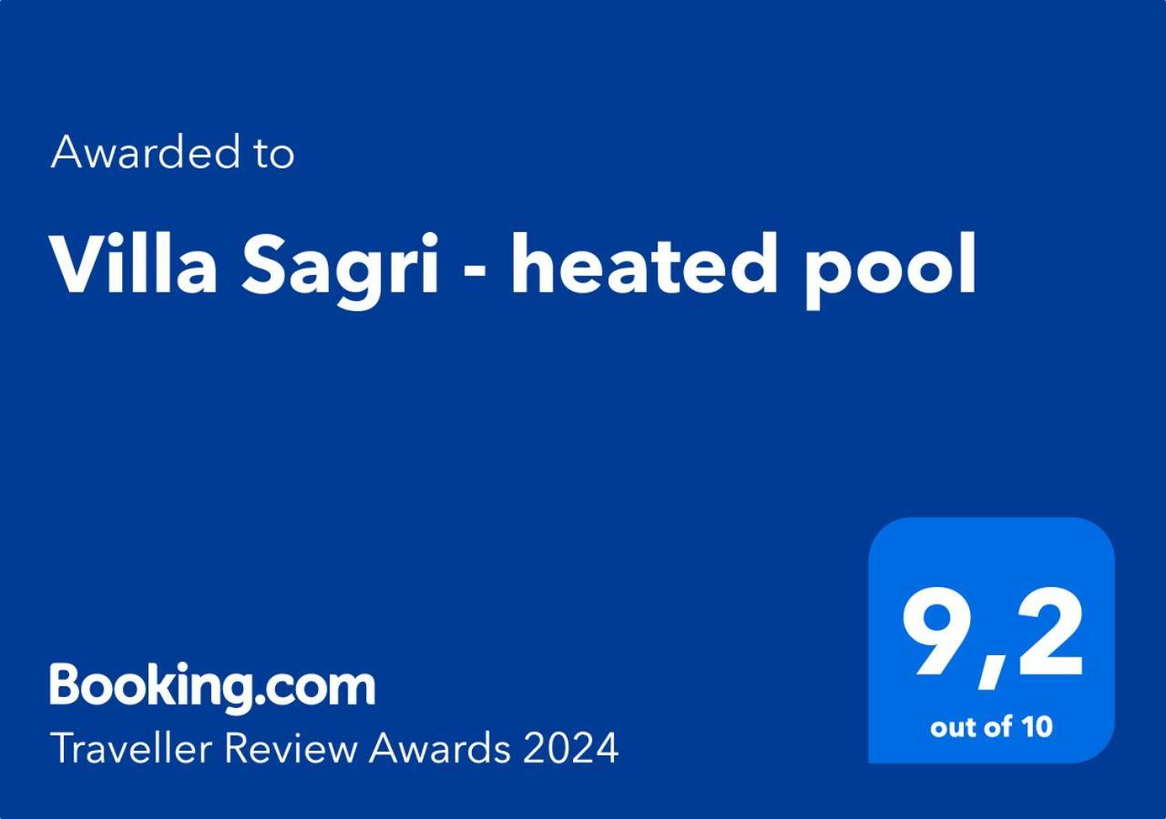 Villa Sagri - Heated Pool Zagrici Екстериор снимка